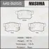 MS8255 Колодка тормозная задняя Honda Accord (11-13), Accord Tourer (08-13), Civic (12-15), CR-V (01-16), Crosstour (13-15)/ Suzuki Kizashi (09-20) (MS8255) MASUMA підбір по vin на Brocar