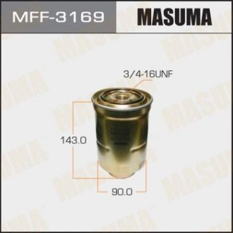 MFF3169 Фильтр топливный Mitsubishi L 200 (08-), Pajero (07-), Pajero Sport (09-15)/ Toyota Avensis (03-08), Land Cruiser Prado (02-) Disel (MFF3169) MASUMA MASUMA подбор по vin на Brocar