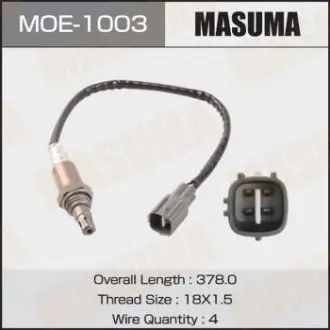 MOE1003 Датчик кислорода (лямбда-зонд) Lexus RX350 (08-11) / Toyota Avensis (03-08), Camry (01-07), Highlander (03-10), RAV 4 (08-15) (MOE1003) MASUMA MASUMA подбор по vin на Brocar