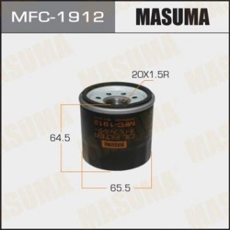 MFC1912 Фільтр масляний Mazda CX-30 (19), CX-5 (11), CX-9 (17-), 3, 6 (12-)/ Subaru Forester (01-), Impreza (03-), Outback (03-) (MFC1912) MASUMA MASUMA підбір по vin на Brocar