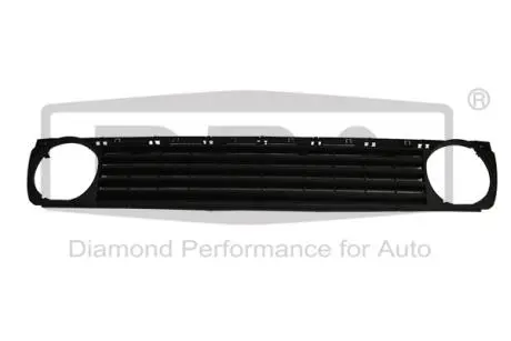 88530057502 Решітка радіатора без емблеми (два отвори під фари)) VW Golf II (19E,1G1) (83-92),Jetta II (19E, 1G2, 165) (84-92) (88530057502) DPA DPA підбір по vin на Brocar
