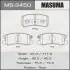MS3450 Колодка гальмівна задня Mitsubishi ASX (10-15), Grandis (04-10), Lancer (08-12), Outlander (07-12), Pajero (-06;06-) (MS3450) MASUMA MASUMA підбір по vin на Brocar