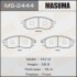 MS2444 Колодка тормозная передняя Infiniti FX 35 (05-10)/ Nissan Murano (04-16), Pathfinder (05-14)/ Renault Koleos (08-) (MS2444) MASUMA MASUMA підбір по vin на Brocar