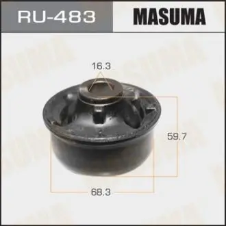 RU483 Сайлентблок переднього важеля задній MASUMA підбір по vin на Brocar