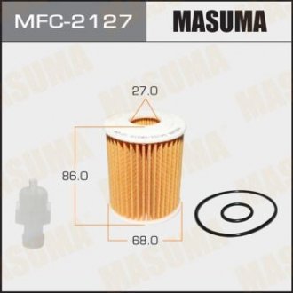 MFC2127 Фильтр масляный (вставка) Toyota Avensis (06-15), FJ Cruiser (10-), Land Cruiser Prado (06-), RAV 4 (05-) (MFC2127) MASUMA MASUMA подбор по vin на Brocar