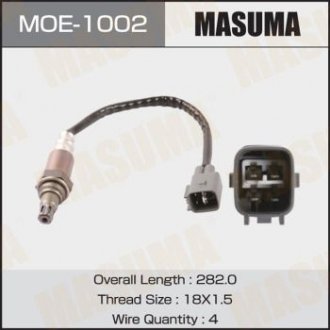 MOE1002 Датчик кислорода (лямбда-зонд) Toyota Auris (08-11), Corolla (08-11), Hillux (05-), Land Cruiser (05-12) (MOE1002) MASUMA MASUMA подбор по vin на Brocar