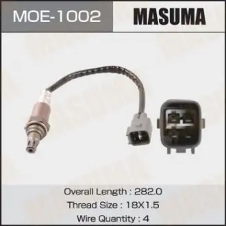 MOE1002 Датчик кисню (лямбда-зонд) Toyota Auris (08-11), Corolla (08-11), Hillux (05-), Land Cruiser (05-12) (MOE1002) MASUMA MASUMA підбір по vin на Brocar