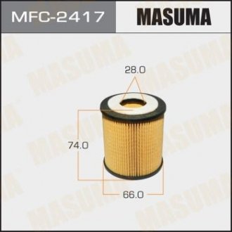 MFC2417 Фильтр масляный (вставка) Ford Focus (05-15), Mondeo (07-) D 2.0, 2.2/ Mazda 6 (02-10) 1.8, 2.0, 2.5 (MFC2417) MASUMA MASUMA підбір по vin на Brocar