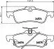 NP1068 Колодки тормозные дисковые задние Toyota Yaris 1.3, 1.4, 1.5 (10-)/Honda Civic 1.4, 1.8, 2.2 (12-) (NP1068) NISSHINBO NISSHINBO підбір по vin на Brocar