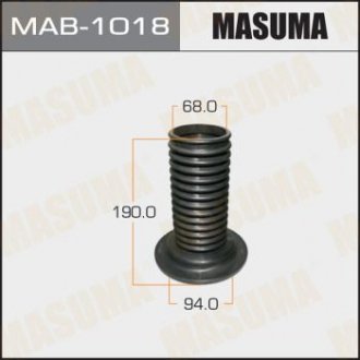 MAB1018 Пильник амортизатора переднього Toyota Auris (06-12), Corolla (06-12), Prius (09-15), RAV 4 (05-12) (MAB1018) MASUMA MASUMA підбір по vin на Brocar