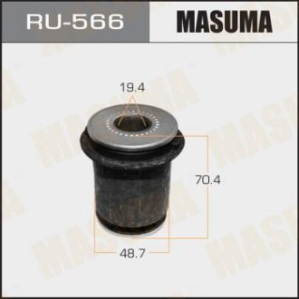 RU566 Сайлентблок переднього нижнього важеля передній Toyota FJ Cruiser (06-09), Land Cruiser Prado (02-09) (RU566) MASUMA MASUMA підбір по vin на Brocar