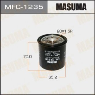 MFC1235 Фільтр масляний Nissan Juke (10-), Murano (04-14), Pathfinder (14-), Qashqai (06-), X-Trail (01-) (MFC1235) MASUMA MASUMA підбір по vin на Brocar