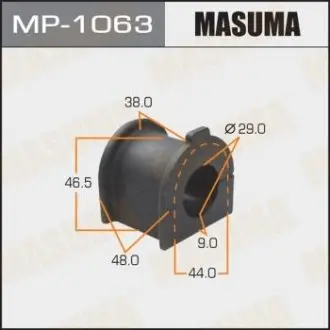 MP1063 Втулка стабилизатора переднего Toyota FJ Cruiser (06-09), Land Cruiser Prado (02-09) (Кратно 2 шт) (MP1063) Masuma MASUMA подбор по vin на Brocar