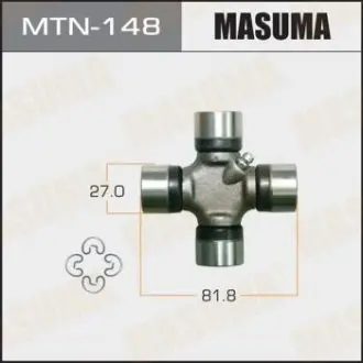 MTN148 Крестовина карданного вала (27x81.8) Nissan Navara (05-), Pathfinder (05-14)/ Toyota Hillux (15-) (MTN148) MASUMA MASUMA підбір по vin на Brocar