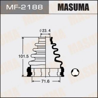 MF2188 Пильник шруса внутрішнього Toyota Camry (01-11), Corolla (01-04), Highlander (00-07), RAV 4 (00-) (MF2188) MASUMA MASUMA підбір по vin на Brocar
