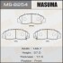 MS8254 Колодка тормозная передняя Honda Accord (-02), Civic (-00), CR-V (-01), HR-V (-06), Legend (-04) (MS8254) MASUMA MASUMA підбір по vin на Brocar