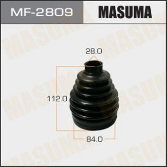 MF2809 Пильовик шруса зовнішній MASUMA підбір по vin на Brocar