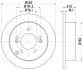 Диск гальмівний задній Hyundai Tucson 2.0 (04-10)/ Kia Sportage, Magentis 2.0, 2.7 (09-) (ND6002K) NISSHINBO