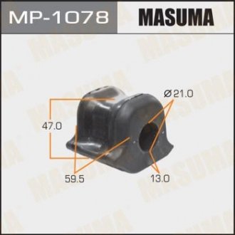 MP1078 Втулка стабилизатора переднего левая Toyota Auris (10-), Avensis (11-18), Corolla (09-16) (MP1078) MASUMA MASUMA підбір по vin на Brocar