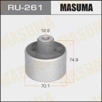 RU261 Сайлентблок заднего продольного рычага Mitsubishi Carisma (-03), Colt (-03), Lancer (-03) (RU261) MASUMA MASUMA підбір по vin на Brocar