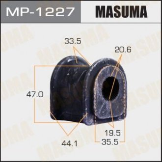 MP1227 Втулка стабилизатора заднего Lexus RX 350 (08-15)/ Toyota Highlander (13-) (Кратно 2 шт) (MP1227) Masuma MASUMA подбор по vin на Brocar