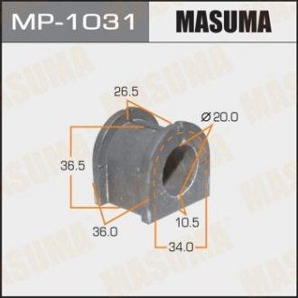 MP1031 Втулка стабилизатора заднего Mitsubishi Lancer (07-15), Outlander (05-12) (Кратно 2 шт) (MP1031) Masuma MASUMA подбор по vin на Brocar