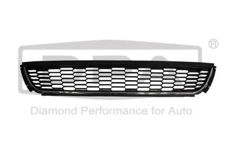88530640602 Решетка радиатора нижняя средняя с хромированной полосой VW Polo (6R1, 6C1) (09-14) (88530640602) DPA DPA підбір по vin на Brocar