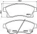 NP6048 Гальмівні колодки CHEVROLET/OPEL Aveo(T300)/Cruze/Astra J &quot;F &quot;09&gt;&gt; NISSHINBO підбір по vin на Brocar