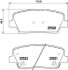 Колодки тормозные дисковые задние Hyundai Santa Fe/Kia Sorento 2.0, 2.2, 2.4 (09-) (NP6042) NISSHINBO