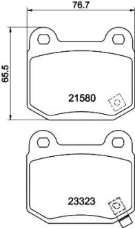NP3035 Колодки тормозные дисковые задние Mitsubishi Lancer/Subaru Impreza 2.0, 2.5 (05-) (NP3035) NISSHINBO NISSHINBO подбор по vin на Brocar