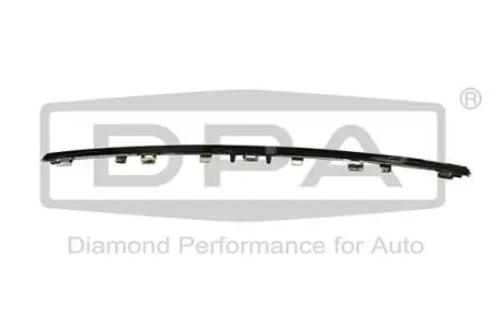 88531799902 Молдинг переднього бампера нижній центральний (хром) Skoda Superb II (3T4) (08-15) (88531799902) DPA DPA підбір по vin на Brocar