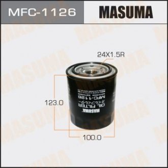 MFC1126 Фільтр масляний Toyota Land Cruiser (-07), Land Cruiser Prado (00-07) D 3.0, 4.2 (MFC1126) MASUMA MASUMA підбір по vin на Brocar