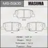 MS5905 Колодка гальмівна задня Mazda 6 (12-16)/ Mitsubishi ASX (12-14), Outlander (12-) (MS5905) MASUMA MASUMA підбір по vin на Brocar