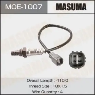 MOE1007 Датчик кисню (лямбда-зонд) Lexux LX470 (00-05) / Toyota Land Cruiser (00-05) (MOE1007) MASUMA MASUMA підбір по vin на Brocar