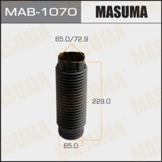 MAB1070 Пильовик амортизатора заднього (пластик) Subaru Forester (01-07), Impreza (02-07) (MAB1070) MASUMA MASUMA підбір по vin на Brocar