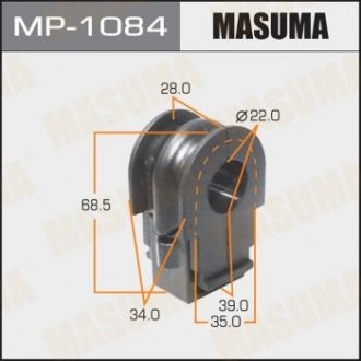 MP1084 Втулка стабилизатора переднего Nissan Qashqai (15-), X-Trail (07-) (Кратно 2 шт) (MP1084) Masuma MASUMA подбор по vin на Brocar