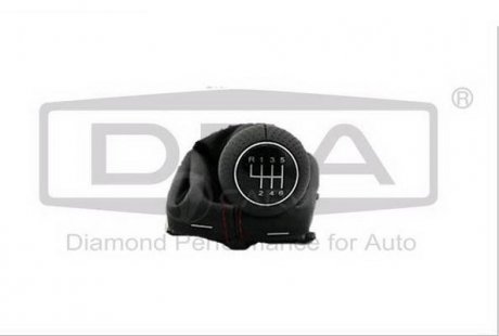 88631695902 Рукоятка (черная) переключателя передач с пыльником (черным) Audi A3 (01-03) (88631695902) DPA DPA підбір по vin на Brocar