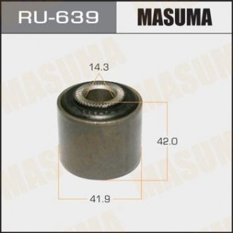 RU639 САЙЛЕНТБЛОК ЗАДНЬОЇ ПОПЕРЕЧНОЇ ТЯГИ Toyota Land Cruiser Prado (09-), RAV 4 (10-) (RU639) MASUMA MASUMA підбір по vin на Brocar