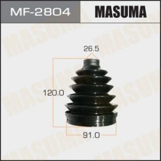 MF2804 Пыльник ШРУСа наружного(пластик)+спецхомут Toyota Camry (06-11), RAV 4 (05-16) (MF2804) MASUMA MASUMA подбор по vin на Brocar
