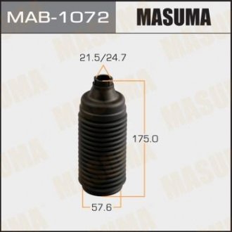 MAB1072 Пильовик амортизатора заднього (пластик) Subaru Legacy (00-09), Outback (00-09) (MAB1072) MASUMA MASUMA підбір по vin на Brocar