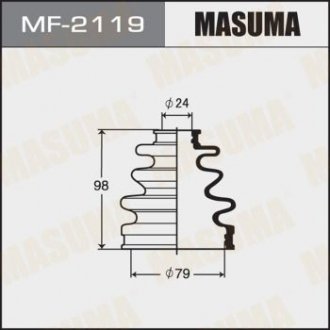 MF2119 Пыльник ШРУСа наружного Mazda 6 (12-)/ Toyota Corolla (00-06), Prius (00-05) (MF2119) MASUMA MASUMA підбір по vin на Brocar