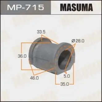 MP715 Втулка стабілізатора переднього Honda CR-V (02-06), FR-V (05-09) (Кратно 2 шт) (MP715) Masuma MASUMA підбір по vin на Brocar