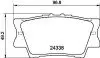 NP1016 Гальмівні колодки DAIHATSU/LEXUS/PONTIAC/TOYOTA Altis/ES/Vibe/Avalon/Camry &quot;R &quot;05&gt;&gt; NISSHINBO підбір по vin на Brocar