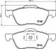 Колодки тормозные дисковые передние Nissan Primera 1.6, 1.8, 2.0 (96-02) (NP2071) NISSHINBO