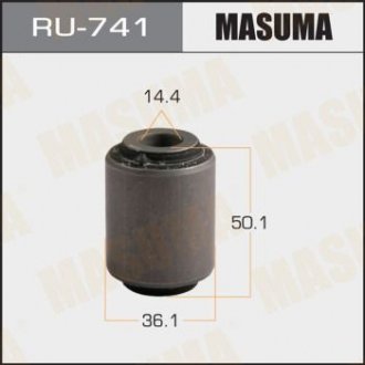 RU741 Сайлентблок заднього поперечного важеля Toyota Land Cruiser Prado (02-09) (RU741) MASUMA MASUMA підбір по vin на Brocar
