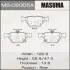 MSC8005A Колодка тормозная задняя Subari Impreza (16-), Legacy (14-), XV (17-) (MSC8005A) MASUMA MASUMA підбір по vin на Brocar