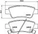 NP8014 Колодки тормозные дисковые задние Honda CR-V III 2.0, 2.2, 2.4 (06-) (NP8014) NISSHINBO NISSHINBO підбір по vin на Brocar