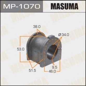 MP1070 Втулка стабілізатора переднього Toyota Land Cruiser (09-) (Кратно 2 шт) (MP1070) Masuma MASUMA підбір по vin на Brocar