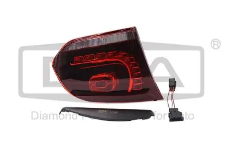 89450625102 Фонарь заднй левый внутренний LED вишнево-красный VW Golf VI (09-13) (89450625102) DPA DPA подбор по vin на Brocar