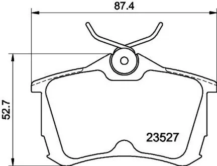NP8029 Колодки гальмівні дискові задні Honda Accord VII 2.0, 2.4 (03-08) (NP8029) NISSHINBO NISSHINBO підбір по vin на Brocar
